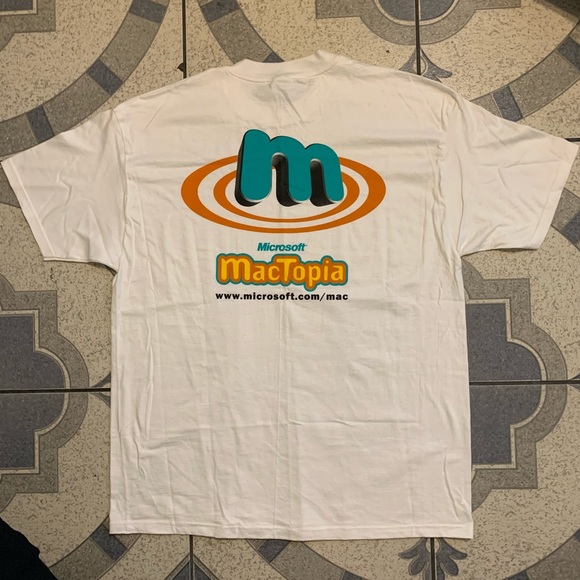 NWOT VTG Mactopia Graphic Promo Tee Sz XL - Picture 1 of 6